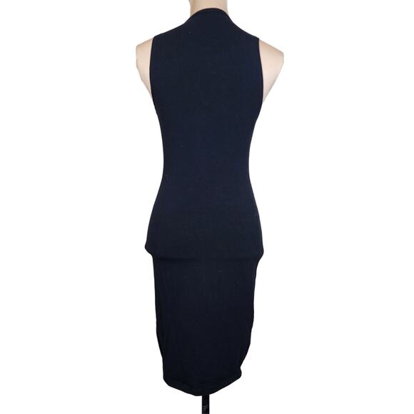 Popular Basics Medium Black Bodycon Keyhole Dress - Picture 2 of 4